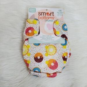 SMART BOTTOMS OS donuts print all in one dream diaper